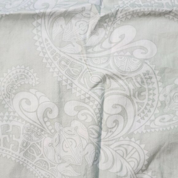 Pacific Legend Hawaiian Aloha Shirt Lt Green XL Honu Tiki Surfboards - Picture 8 of 9